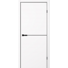 Дверь межкомнатная Сибирь Профиль Аура Фьюжн FN32 Белый эмалит, глухое полотно, кромка, молдинг